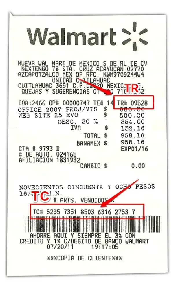 facturar ticket walmart