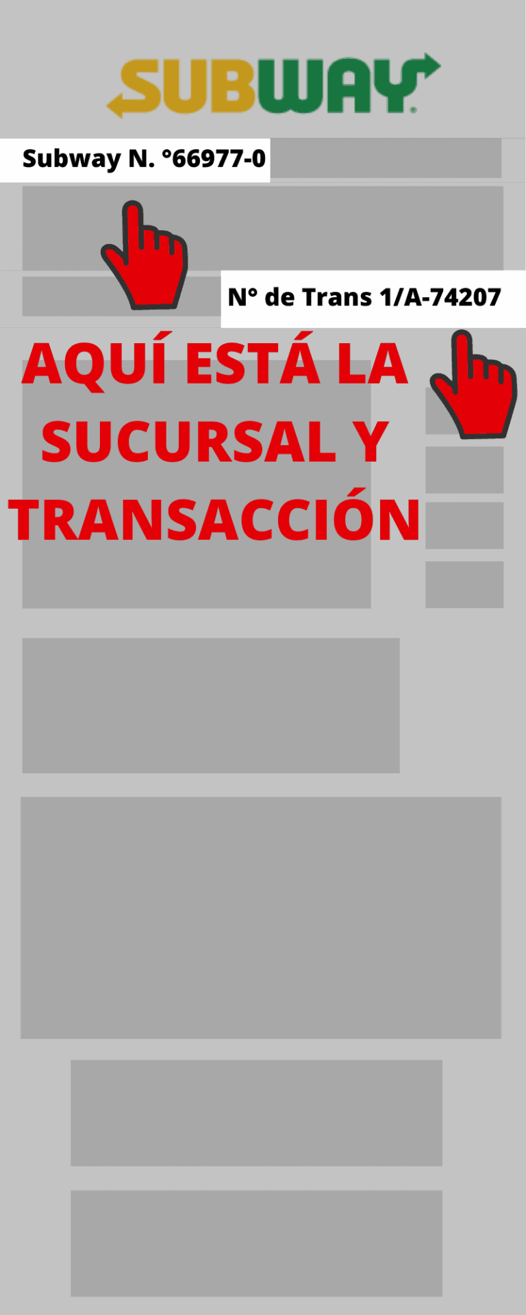 Subway Facturación Como Facturar En Línea El Ticket 6941