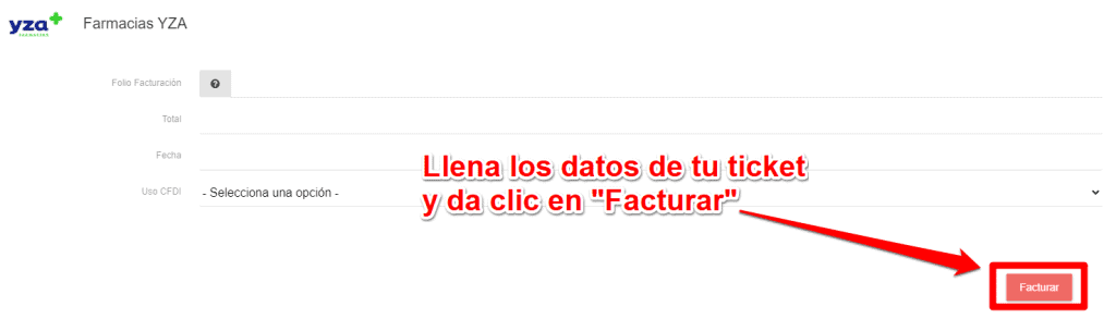 Farmacia Yza Facturación – Factura tus Tickets