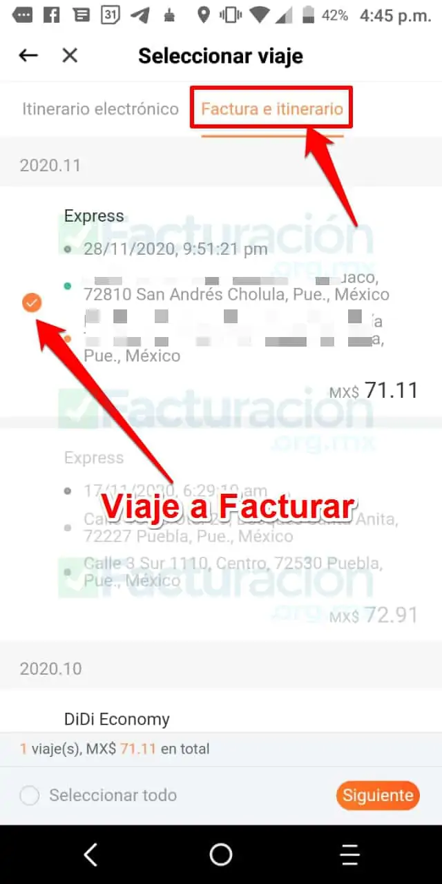 Didi Facturación Electrónica. Como Facturar tus viajes