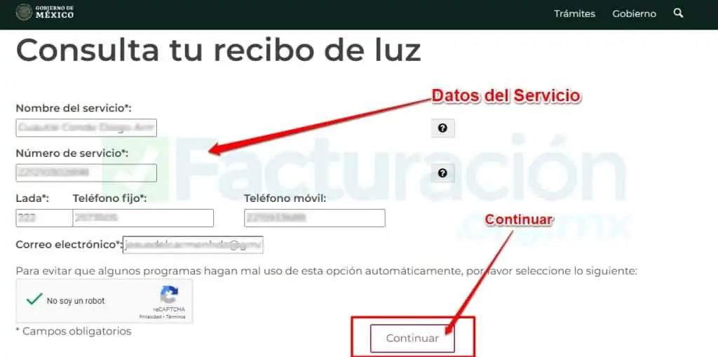 Imprimir Recibo de Luz de CFE. En minutos