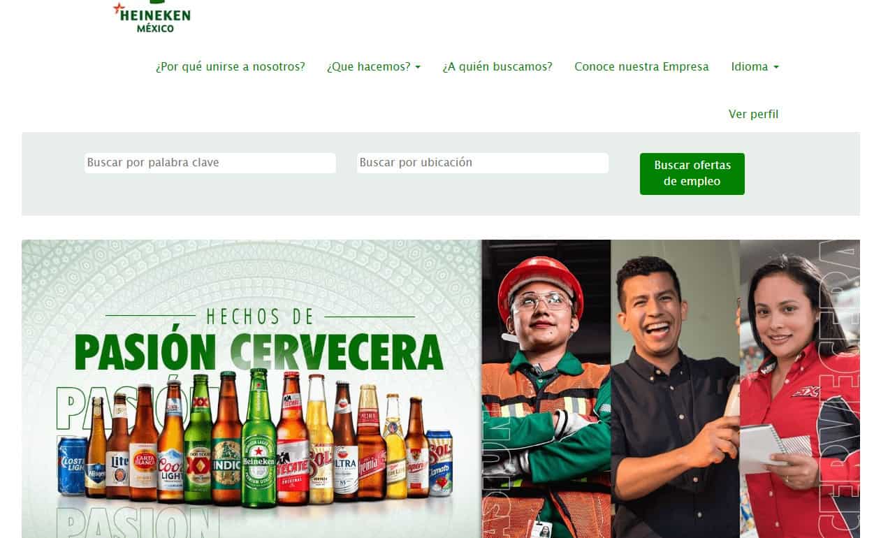Bolsa de trabajo de Heineken México