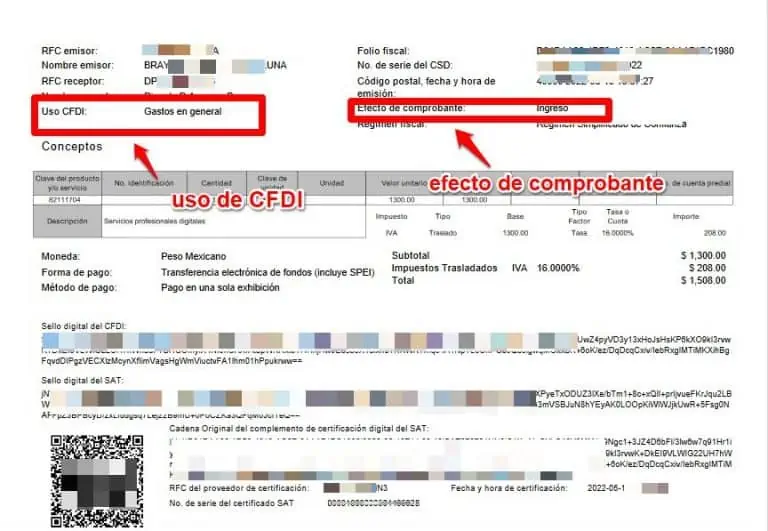 Cuales Son Las Partes De Una Factura