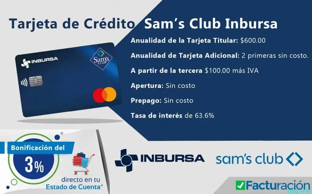 Tarjeta de Crédito Sam's Club Inbursa
