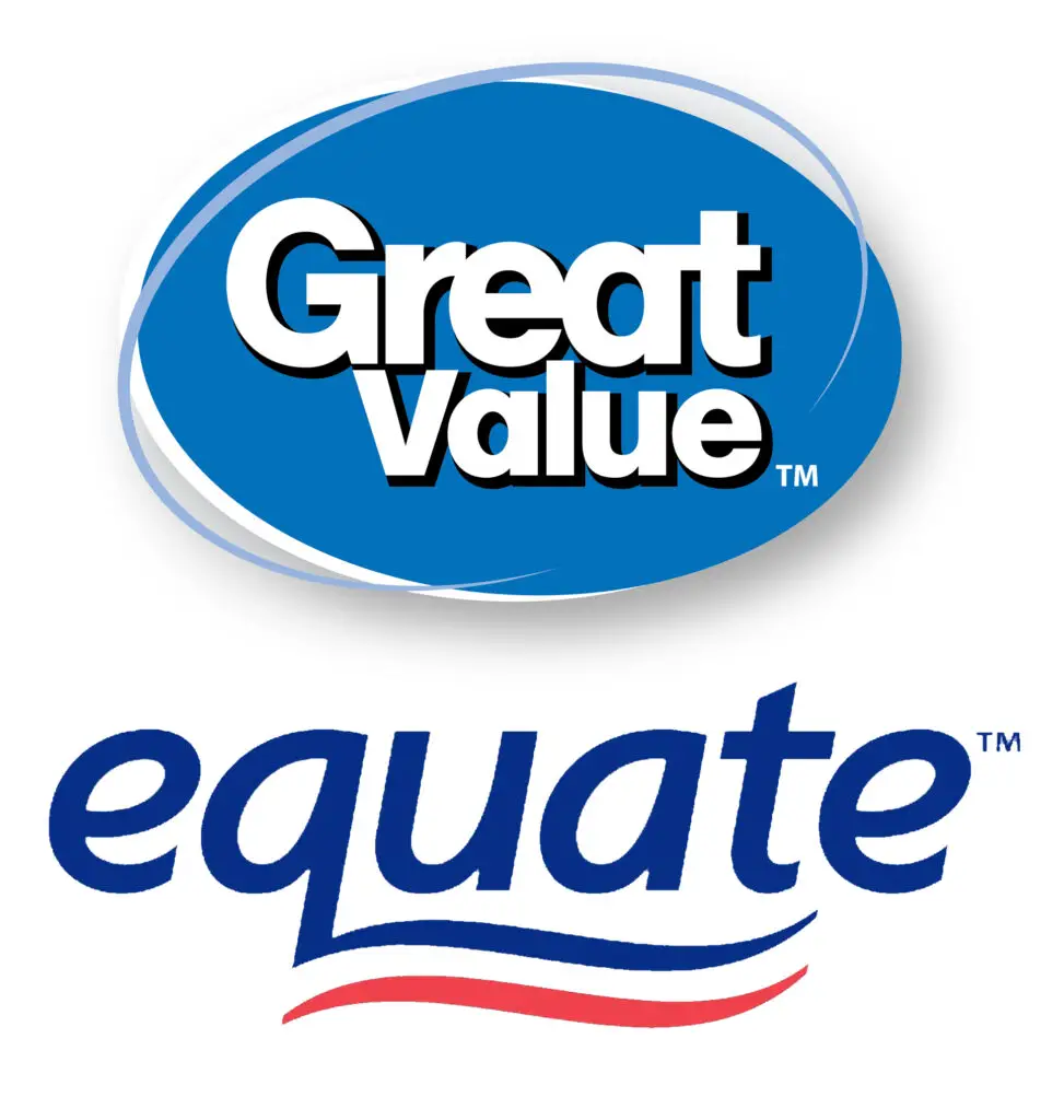 marca Great Value y Equate son marcas de Walmart