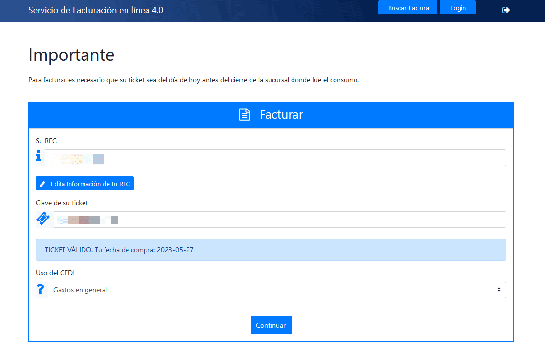 The Italian Coffee Facturación Factura tu Ticket en Línea