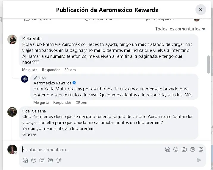 Opiniones de la Tarjeta American Express Aeroméxico
