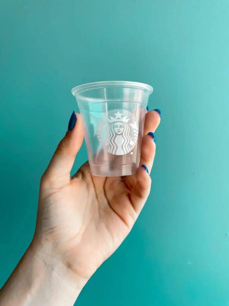Tamaños de Starbucks de bebida pruebas